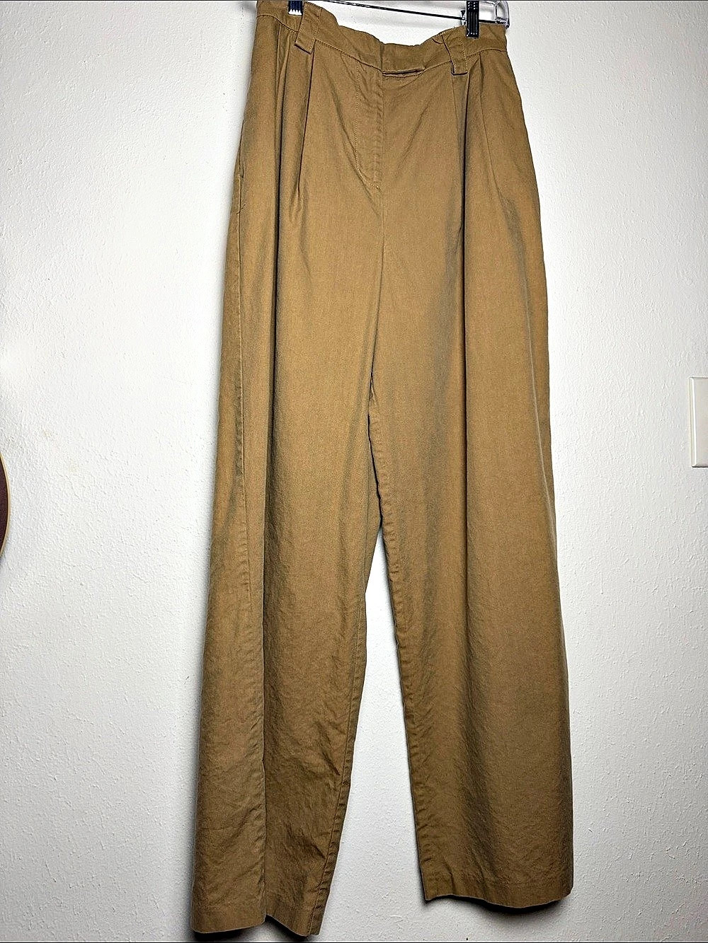 Topshop Wide Leg Pants in Brown US 6